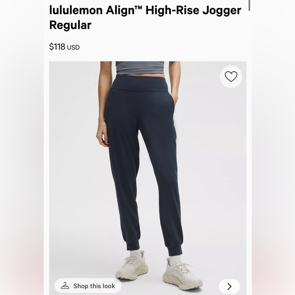Lululemon Align Navy Jogger Pants